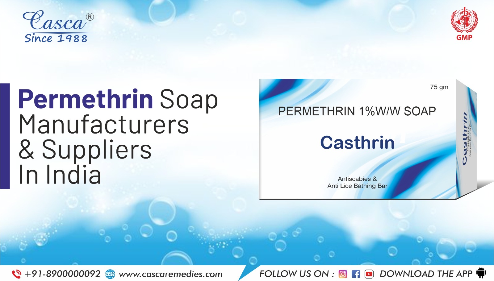 Permethrin soap manufacturers and suppliers in India